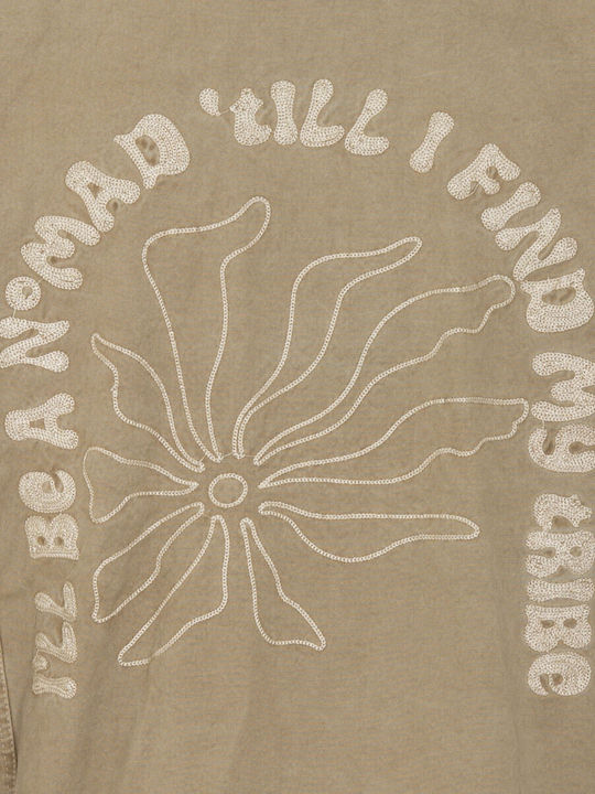 Bright Bille Χειμωνιάτικο Μπουφάν Coriander beige