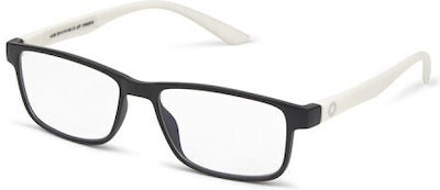 Nordic Vision Reading Glasses +2.00 in Black color