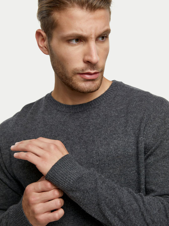 North 56.4 Men's Long Sleeve Sweater Charcoal