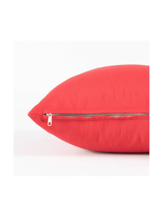 Linea Interiors Sofa Cushion Red 45x45cm DKM-T45-097