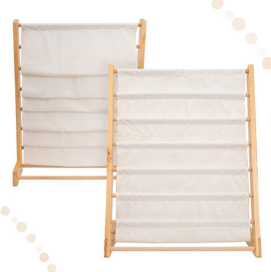Bibliotecă pardoseală Lemn Alb 79x30x62.5cm