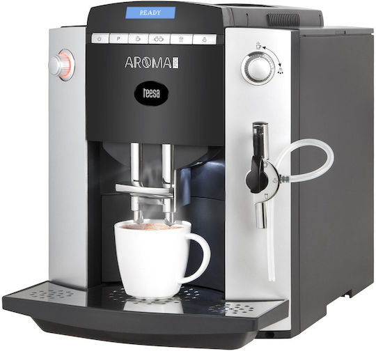 Teesa Aroma 700 Automatic Espresso Coffee Machine 1400W Pressure 15bar with Coffee Grinder TSA4001
