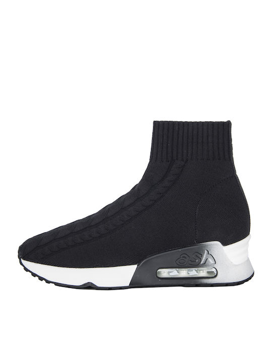 Knit Boots Black