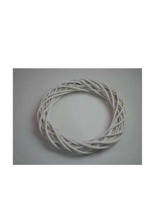 Christmas Wooden Decorative Wreath 50cm Bamboo