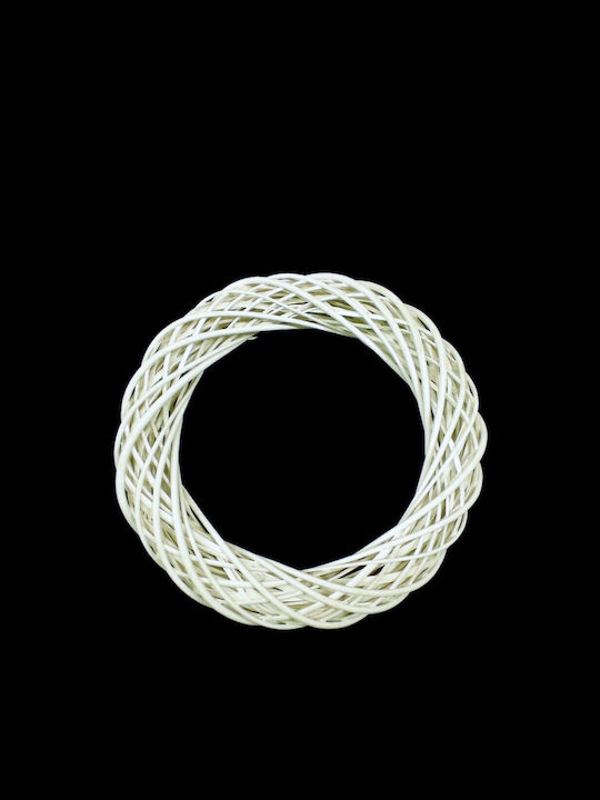 Christmas Wooden Decorative Wreath 50cm Bamboo