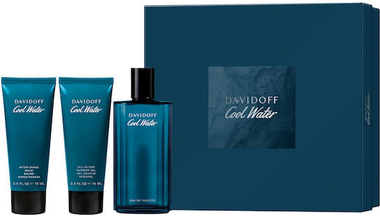 Davidoff Cool Water Men Set pentru bărbați cu Eau de Toilette 3buc
