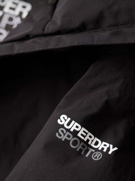 Women's Long Puffer Jacket for Winter with Hood Black