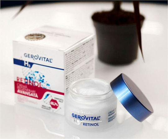 Gerovital H3 Cremă de Față pentru Anti-îmbătrânire și Reconstrucție cu Retinol 50ml