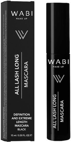 Wabi Beauty All Lash Long Mascara Black 15ml