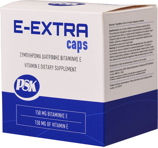 PSK E Extra Vitamin for Skin & Antioxidant Action 600mg 90 caps