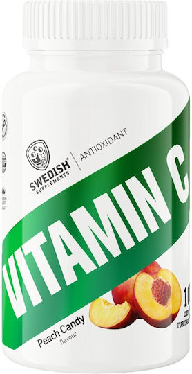 Swedish Supplements Vitamin C Витамин за Кожата & Антиоксидантно действие 500мг 100 капси