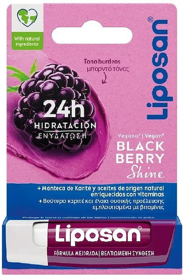 Liposan Fruity Shine Lip Balm Blackberry Shine 4.8gr
