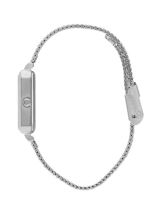 Lee Cooper Silver Metallic racelet Ρολόι με Ασημί Μεταλλικό Μπρασελέ