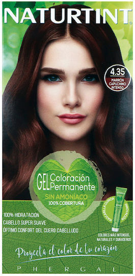 Naturtint Vopsea De Păr Fără Amoniac 4.35 Maro Cappuccino Intens 170ml