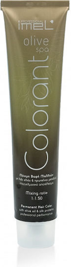 Imel Olive Spa Hair Color Cream Βαφή Μαλλιών 12.89 Super Lightener Pearl Ash 100ml