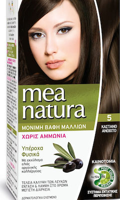 Farcom Mea Natura Set Hair Dye no Ammonia 5 Chestnut Open 60ml