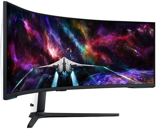 Samsung Odyssey Neo G9 G95NC UltraWide VA HDR Gebogener Spiele-Monitor 57 Zoll 7680x2160 240Hz mit Reaktionszeit 1ms GTG