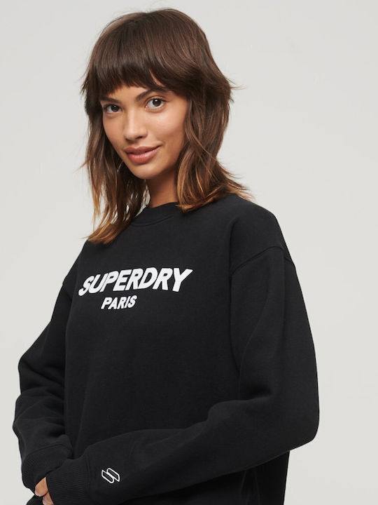 Superdry Sport Luxe Women's Sweatshirt Black