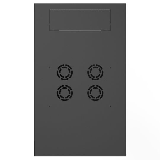 Canovate Boden Rack-Schrank 42U 60x100cm Schwarz CSS-9-4260A