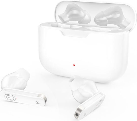 Blaupunkt In-ear Bluetooth Handsfree Căști cu Carcasă de Încărcare Alb