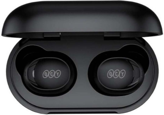 QCY Arcbuds Lite T27 Bluetooth-Freisprecheinrichtung Kopfhörer mit Schweißresistenz und Ladeetui Schwarz