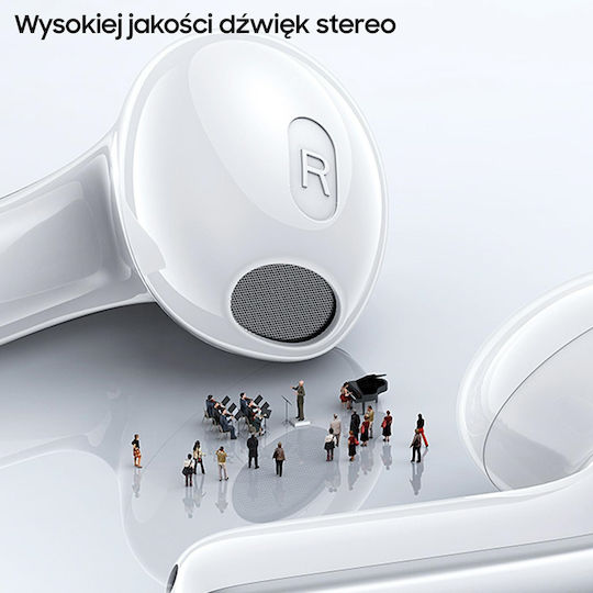 Usams XH09 Earbud Bluetooth Handsfree Ακουστικά με Θήκη Φόρτισης Μπλε