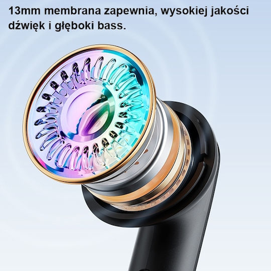 Awei T66 In-Ear Bluetooth-Freisprecheinrichtung Kopfhörer mit Schweißresistenz und Ladeetui Schwarz