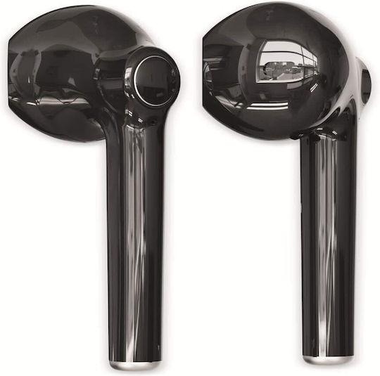 Denver TWE-39B Earbud Bluetooth Handsfree Ακουστικά με Θήκη Φόρτισης Μαύρα