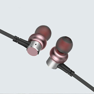 Awei B923BL In-ear Bluetooth Handsfree Ακουστικά με Αντοχή στον Ιδρώτα Ροζ Χρυσά