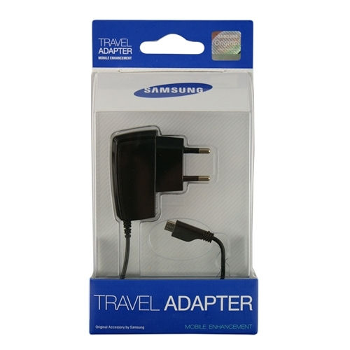 Samsung Ladegerät mit integriertem Kabel Micro-USB (ATADU10EBEC)