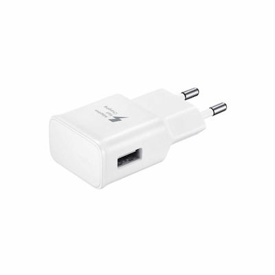 Samsung Φορτιστής Χωρίς Καλώδιο με Θύρα USB-A 15W Λευκός (EP-TA200EWE)