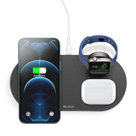 Mcdodo Wireless Charger (Qi Pad) 15W Blacks (CH-7061)