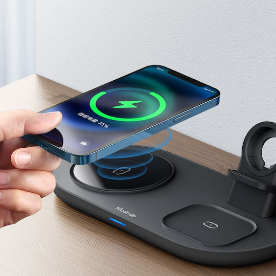 Mcdodo Încărcător Wireless (Qi Pad) 15W Negruς (CH-7061)