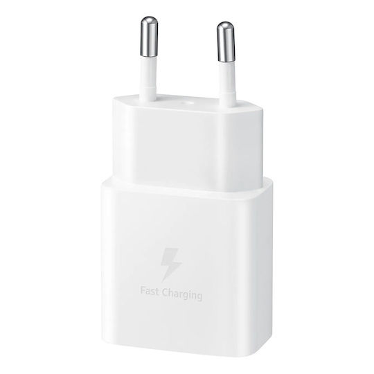 Samsung Charger Without Cable GaN with USB-C Port 25W Power Delivery Whites (EP-T2510N)