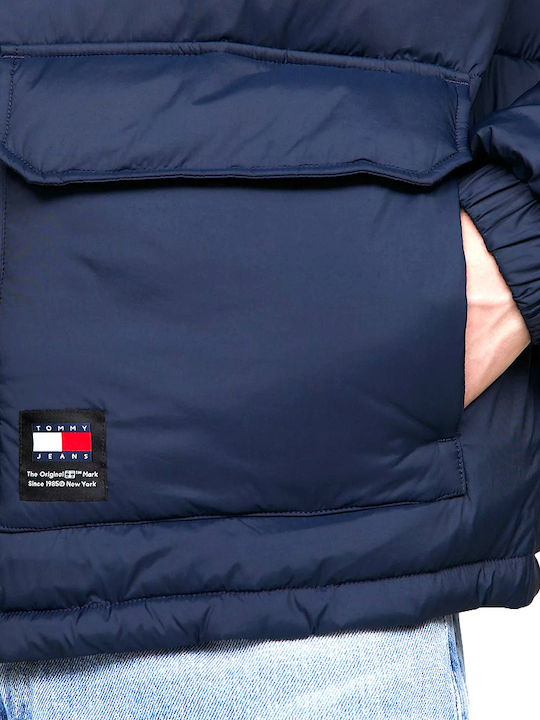 Geacă de Iarnă Puffer Albastră