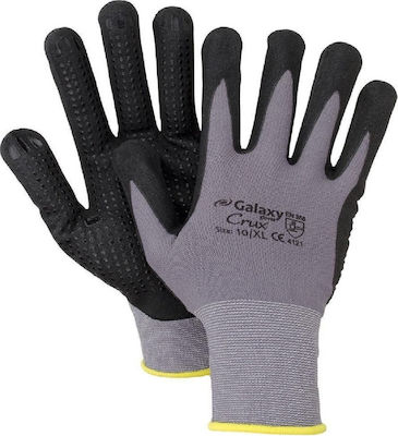 Galaxy Crux Gloves for Work Gray Nitrile 1pcs