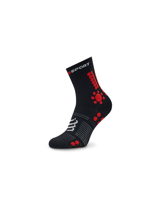 Compressport Pro Racing V4.0 Trail Running Κάλτσες Μαύρες 1 Ζεύγος