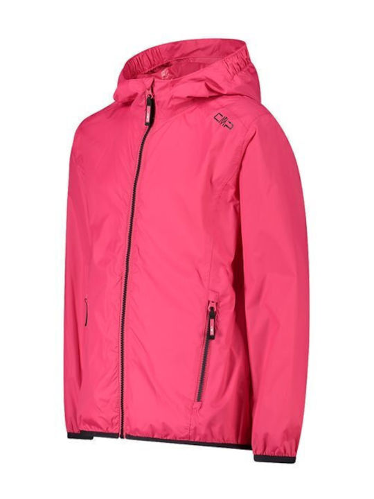 Kinder Freizeitjacke mit Kapuze Rosa