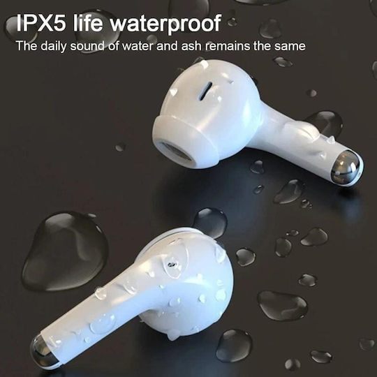 Lenovo LP40 Pro Earbud Bluetooth Handsfree Ακουστικά με Αντοχή στον Ιδρώτα και Θήκη Φόρτισης Μαύρα