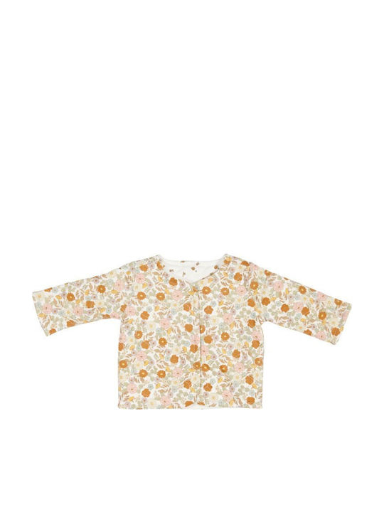 Παιδικό Casual Μπουφάν Διπλής Όψης Πολύχρωμο Flowers