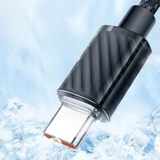 Mcdodo Braided USB 2.0 Cable USB-C male - USB-A 100W Μαύρο 1m CA-3650