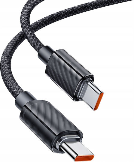 Mcdodo Braided USB 2.0 Cable USB-C male - USB-C 100W PD Μαύρο 1m CA-3670
