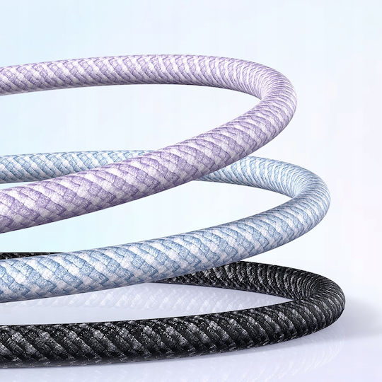 Mcdodo Braided USB 2.0 Cable USB-C male - USB-C 100W PD Μαύρο 1m CA-3670