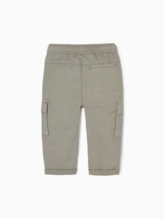 Zippy Pantaloni cargo copii gri deschis