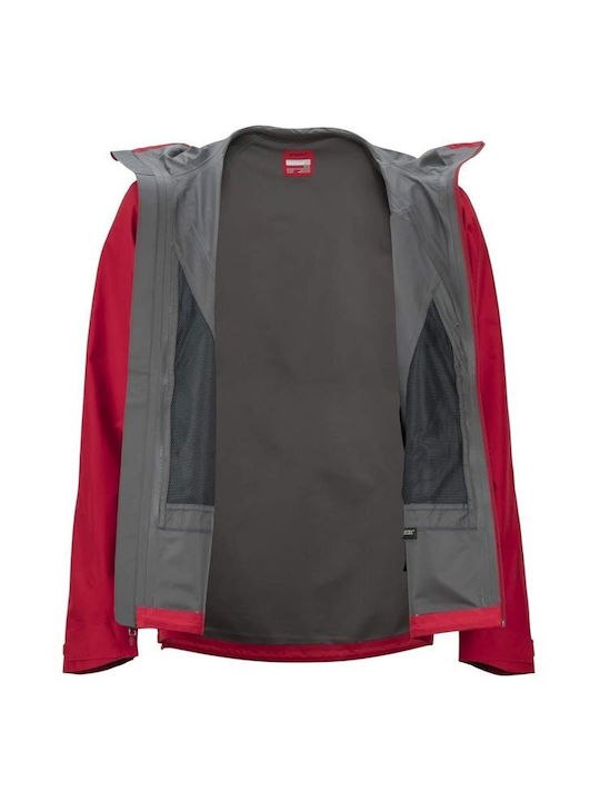 Knife Edge Winter Jacke Hardshell Wasserdicht und Winddicht Rot
