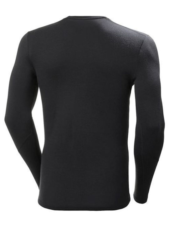 Lifa Merino Midweight Long Sleeve Sweater Black