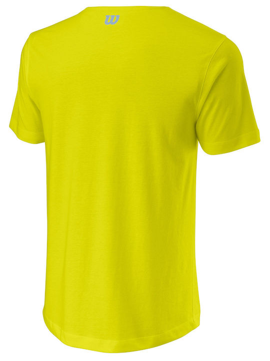 Wilson WRA804803 Ανδρική Μπλούζα Κίτρινη