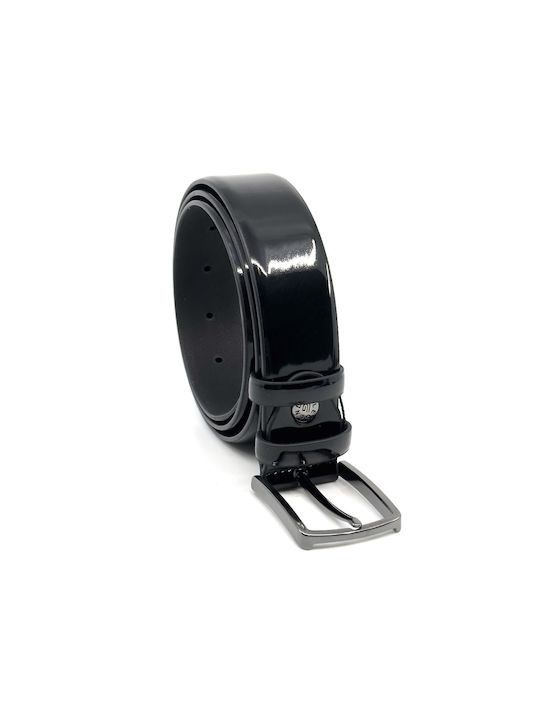 Legend Accessories Men's Artificial Leather Belt Black