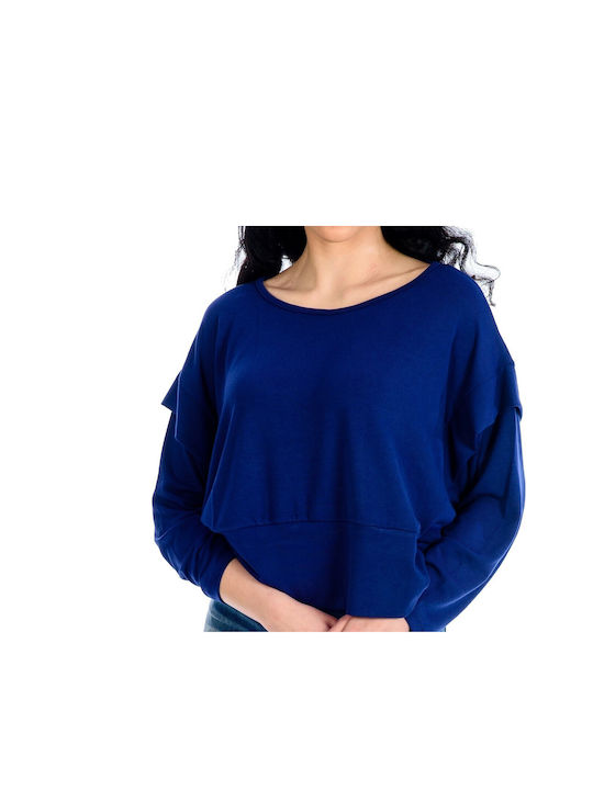 Sharks Bay Clothing Women's Blouse Long Sleeve Blue