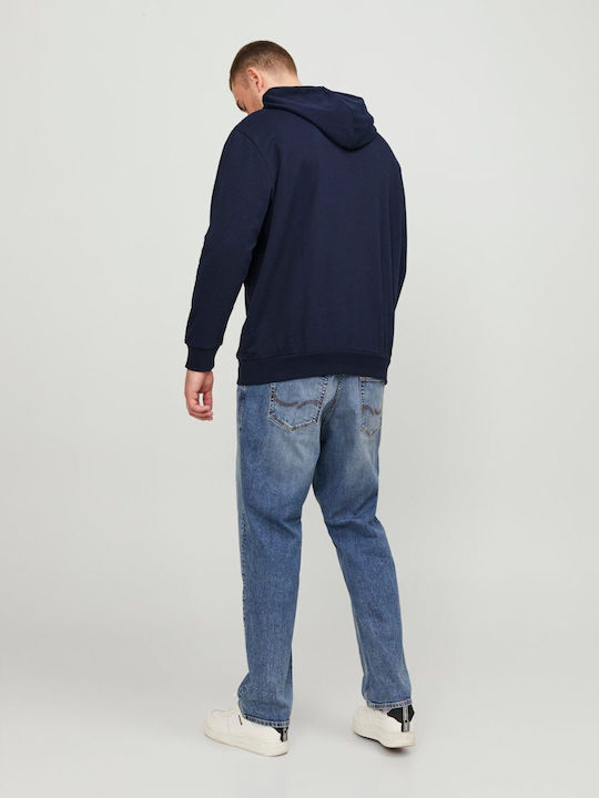 Jack & Jones Men's Sweatshirt with Hood Navy